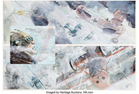 Sample artwork by George Pratt (Born 1960), known for painting, comic book illustration, designer, teacher - View similar artists and auction records