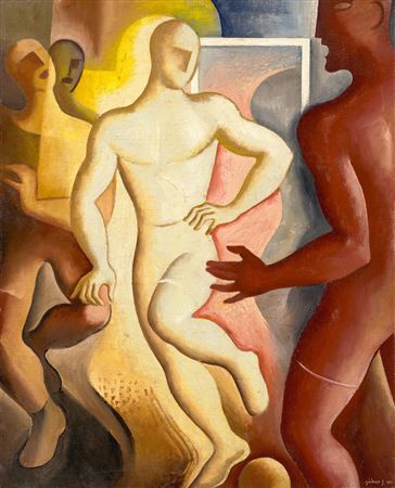 Football, 1931 by Jeno Gabor - Auction record, sale price, and art valuation. Compare with similar artists and explore comparable artworks.