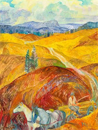Sample artwork by Lajos Pall (1938 - 2012), known for painting - View similar artists and auction records