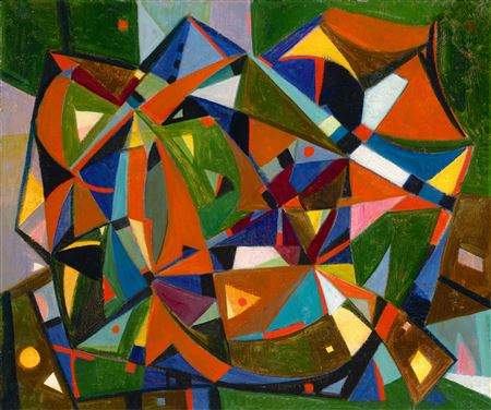 Sample artwork by Lipot Bohm (1916 - 1995), known for painting - View similar artists and auction records