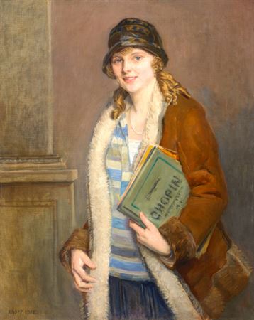 On the Way to the Music Academy by Imre Knopp - Auction record, sale price, and art valuation. Compare with similar artists and explore comparable artworks.