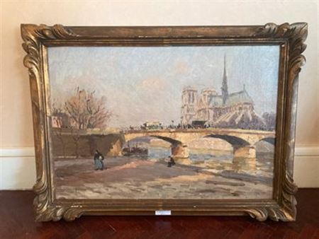 Notre-Dame de Paris, The quays by Raymond Renefer - Auction record, sale price, and art valuation. Compare with similar artists and explore comparable artworks.