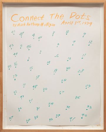 "Connect the Dots" by Mark Mulligan - Auction record, sale price, and art valuation. Compare with similar artists and explore comparable artworks.