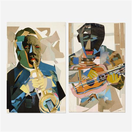 Untitled (two works) by Stephen Longstreet - Auction record, sale price, and art valuation. Compare with similar artists and explore comparable artworks.