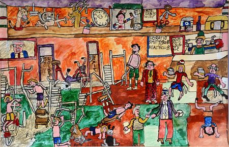 Health Club by Robert E Smith - Auction record, sale price, and art valuation. Compare with similar artists and explore comparable artworks.