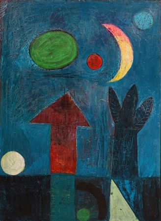 Landschaft + Mond by Andreas Kuchler - Auction record, sale price, and art valuation. Compare with similar artists and explore comparable artworks.
