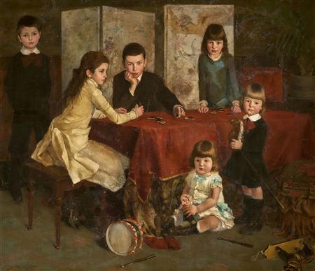 Sample artwork by Julius Massdorf (1863 - 1933), known for portrait and figure painting - View similar artists and auction records