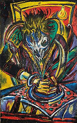 Sample artwork by Philip Clairmont (1949 - 1984), known for painting - View similar artists and auction records