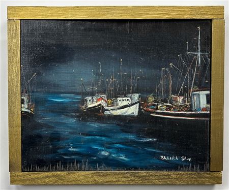 Fleet at Night by Brenda Silva - Auction record, sale price, and art valuation. Compare with similar artists and explore comparable artworks.