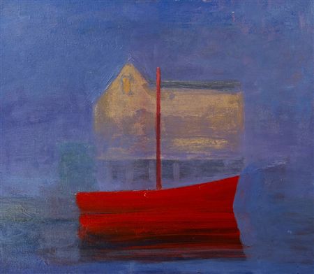 "Red Hulled Boat, 1998-9" by Chet Jones - Auction record, sale price, and art valuation. Compare with similar artists and explore comparable artworks.