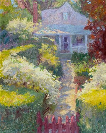 The Red Gate by Hilda Neily - Auction record, sale price, and art valuation. Compare with similar artists and explore comparable artworks.