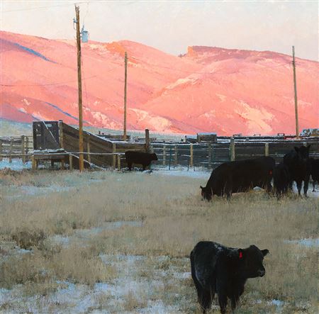 Morning at the Loading Chute (2018) by T Allen Lawson - Auction record, sale price, and art valuation. Compare with similar artists and explore comparable artworks.