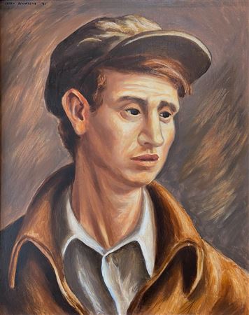"Newsboy, 1941" by Jerry Bywaters - Auction record, sale price, and art valuation. Compare with similar artists and explore comparable artworks.