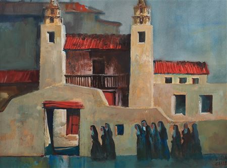 Nuns by William Curtis Elliott - Auction record, sale price, and art valuation. Compare with similar artists and explore comparable artworks.