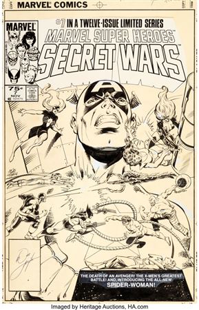 Sample artwork by Bob Layton (Born 1953), known for illustrator-comic book - View similar artists and auction records