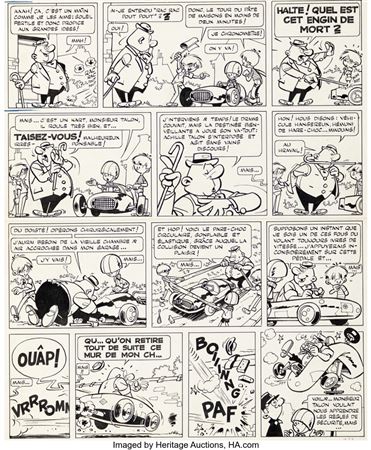 Greg (Michel Régnier)Achille Talon Pilote Magazine #211 (Dargaud, 1963). by Greg - Auction record, sale price, and art valuation. Compare with similar artists and explore comparable artworks.