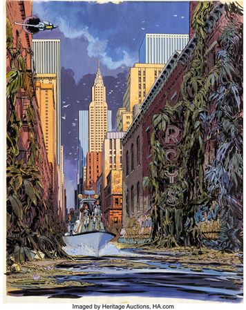 Sample artwork by Jean-Claude Mezieres (1938 - 2022), known for drawing, comics - View similar artists and auction records