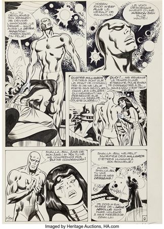 Sample artwork by Jean-Yves Mitton (Born 1945), known for comics; illustration - View similar artists and auction records