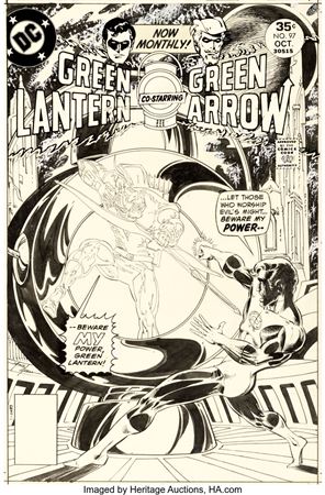 Mike Grell Green Lantern / Green Arrow #97 Cover Original Art (DC, 1977) by Mike Grell - Auction record, sale price, and art valuation. Compare with similar artists and explore comparable artworks.
