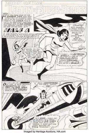 Sample artwork by Win Mortimer (1919 - 1998), known for comic strip - View similar artists and auction records