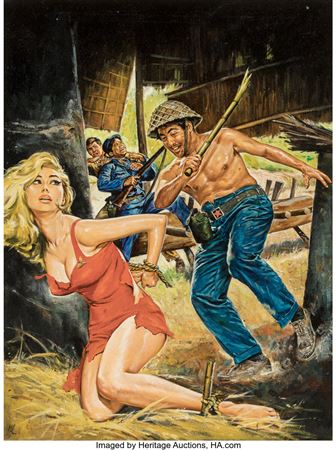 Man’s Story, magazine cover by Norm Eastman - Auction record, sale price, and art valuation. Compare with similar artists and explore comparable artworks.