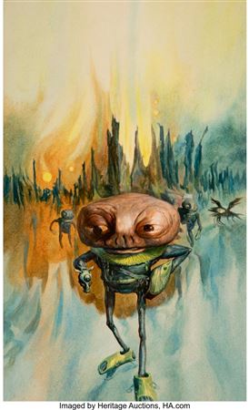 The Weird Ones Paperback Cover by Josh (Ronald William) Kirby - Auction record, sale price, and art valuation. Compare with similar artists and explore comparable artworks.