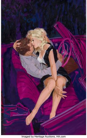 Lessons in Lust paperback cover by Al Rossi - Auction record, sale price, and art valuation. Compare with similar artists and explore comparable artworks.