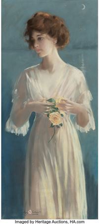 Moonlit Fancies by Penrhyn Stanlaws - Auction record, sale price, and art valuation. Compare with similar artists and explore comparable artworks.