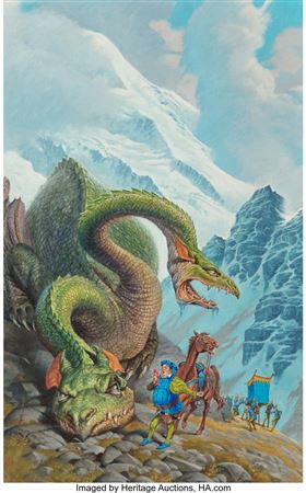 The Prophet of Lamath by Darrell Sweet - Auction record, sale price, and art valuation. Compare with similar artists and explore comparable artworks.