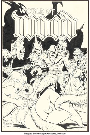 World of Wood #1 Cover Original Art (Eclipse, 1986) by Dave Stevens - Auction record, sale price, and art valuation. Compare with similar artists and explore comparable artworks.
