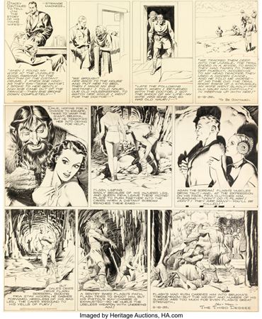 Sample artwork by Al Raymond (1909 - 1956), known for illustration and cartoons - View similar artists and auction records