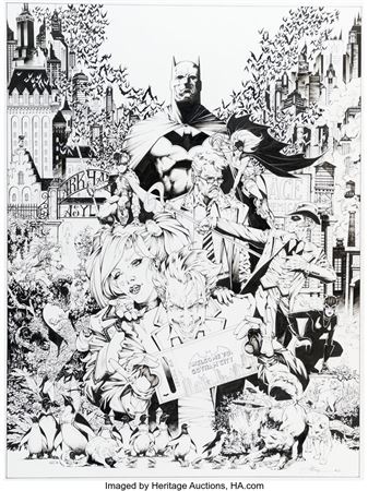 Sample artwork by Anthony Jean (Born 1982), known for comic illustration - View similar artists and auction records