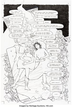 Terry Moore Strangers in Paradise #85 Splash Page 2 Original Art (Abstract Studio, 2006) by Terry Moore - Auction record, sale price, and art valuation. Compare with similar artists and explore comparable artworks.