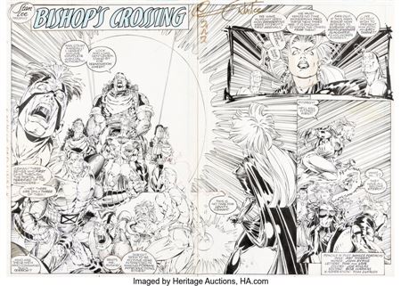 Sample artwork by Whilce Portacio (Born 1963), known for illustration art - View similar artists and auction records