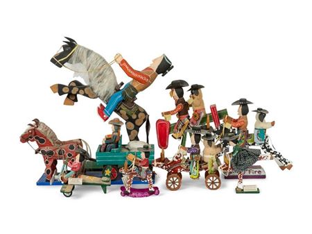 Sample artwork by Delbert Buck (Born 1976), known for naive wood carving - View similar artists and auction records