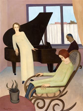 Sample artwork by Odon Vaszko (1896 - 1945), known for painting - View similar artists and auction records