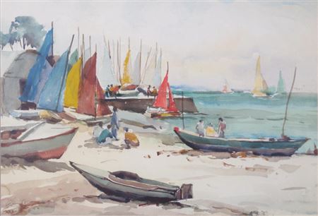 The Royal Singapore Yacht Club by Cheng Hoe Lim - Auction record, sale price, and art valuation. Compare with similar artists and explore comparable artworks.