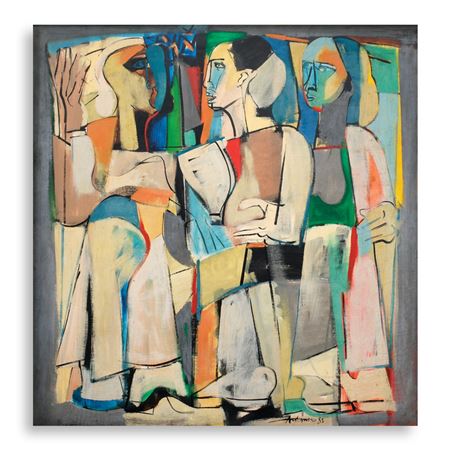 Sample artwork by Angelito Garcia ("Mang Lito") Antonio (1939 - 2025), known for figurative expression painting - View similar artists and auction records