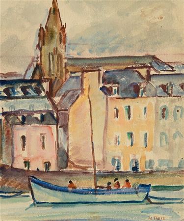 Sailing on the Boyne by Nano Reid - Auction record, sale price, and art valuation. Compare with similar artists and explore comparable artworks.