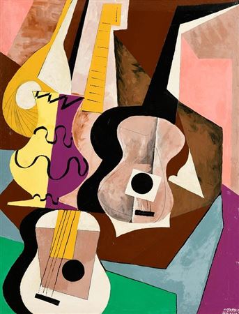 Musical Instruments (2021) by Gerald Beattie - Auction record, sale price, and art valuation. Compare with similar artists and explore comparable artworks.