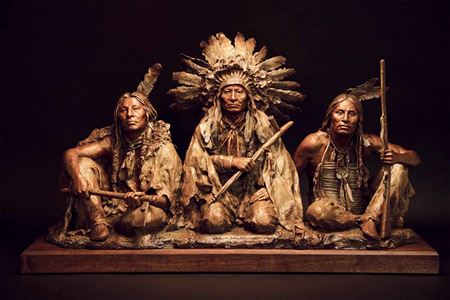 "Gall, Sitting Bull, & Crazy Horse, 1876" by John Coleman - Auction record, sale price, and art valuation. Compare with similar artists and explore comparable artworks.