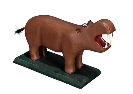 Hippo by Miles Carpenter - Auction record, sale price, and art valuation. Compare with similar artists and explore comparable artworks.