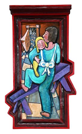 Mother and Child Hurdles by Mary Shelley - Auction record, sale price, and art valuation. Compare with similar artists and explore comparable artworks.