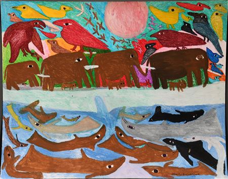 Animal Kingdom by Toby Ivey - Auction record, sale price, and art valuation. Compare with similar artists and explore comparable artworks.