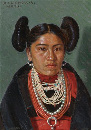 Quen-Chow-A-Moqui, 1897 by Elbridge Ayer Burbank - Auction record, sale price, and art valuation. Compare with similar artists and explore comparable artworks.