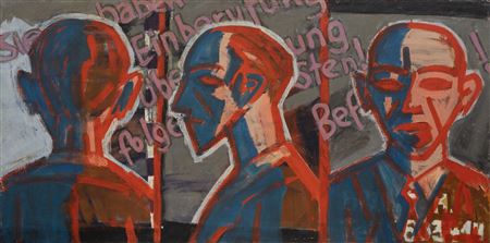 Sample artwork by Lutz Fleischer (Born 1956), known for painting - View similar artists and auction records