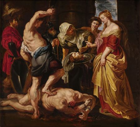 Salome presented with the head of Saint John the Baptist by Peter Paul Rubens - Auction record, sale price, and art valuation. Compare with similar artists and explore comparable artworks.