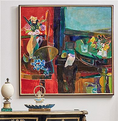 Interior by Will Barnett - Auction record, sale price, and art valuation. Compare with similar artists and explore comparable artworks.