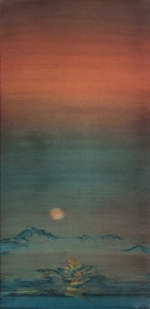 Sample artwork by Nasser Assar (1928 - 2011), known for abstract painting, calligraphy, lithographs - View similar artists and auction records