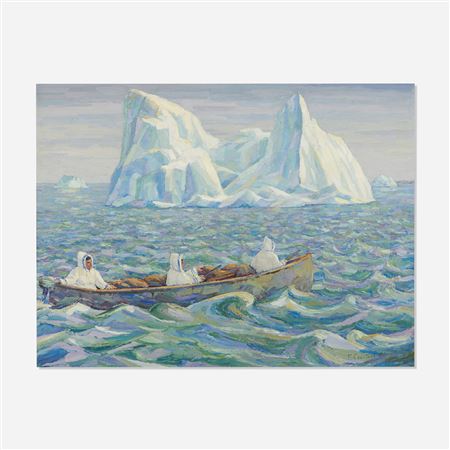 Retour de chasse aux phoques Arctique by Fleurimond Constantineau - Auction record, sale price, and art valuation. Compare with similar artists and explore comparable artworks.